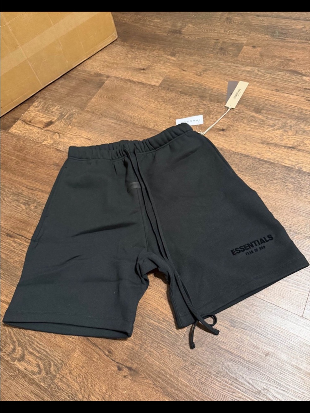 ESSENTIALS Men's Black Sweat Shorts size large